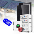 Solar Power System 20KW 30KW 12KW Complete on Grid10KW 8KW 6KW Hybrid Solar Panel Energy System 10KW for Home Use