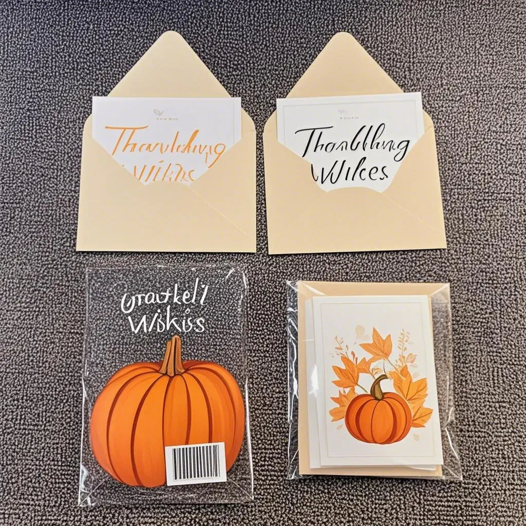 Customized Thank You Card with Envelope Complete Set for Mailing and Gifting