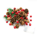 Christmas Light With Pine Cones Christmas Decoration Supplies 2M 20 LED Christmas String Light Hanging for Gifts Navidad