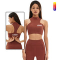 XW-A-211 Fashion New Arrivals Activewear Womens Fitness & Yoga Wear Gym Zipper Workout Clothing Quick Dry Sport Bras