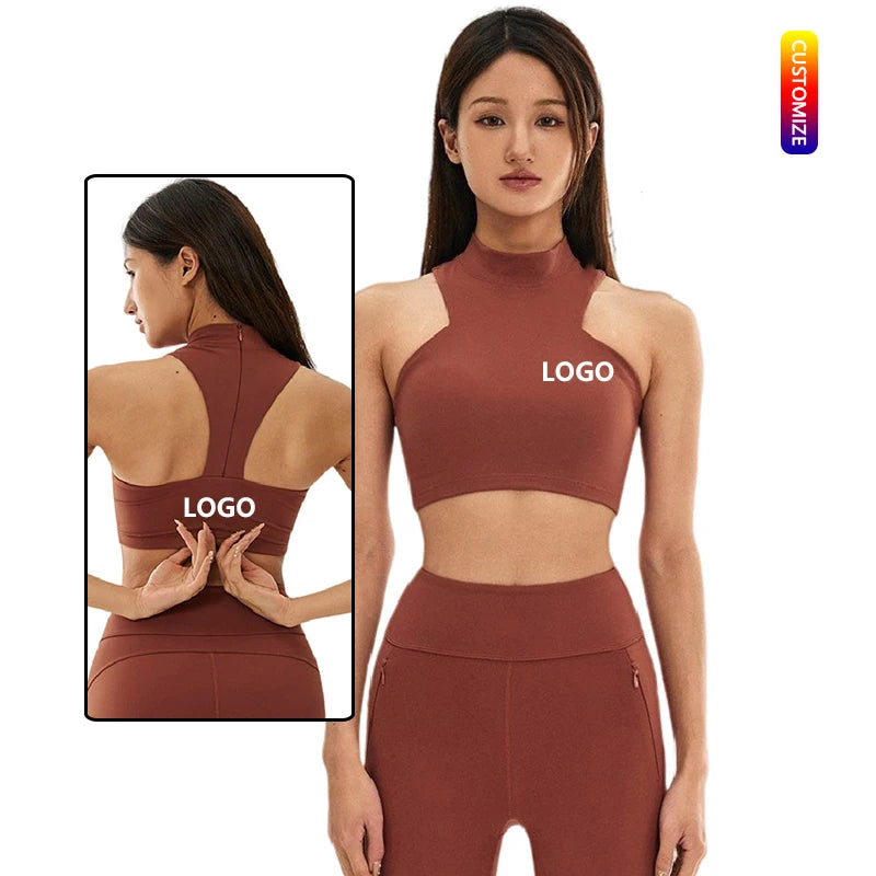 XW-A-211 Fashion New Arrivals Activewear Womens Fitness & Yoga Wear Gym Zipper Workout Clothing Quick Dry Sport Bras
