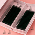 Comelylash Dark Cashmere & Velvet Fluffy Lash Eyelash Extension Supplies Trays Cashmere Matte Black Individual EyeLash Extension