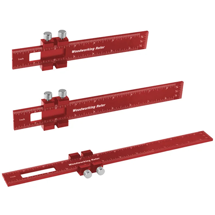 Aluminum Right-Angle Marking Ruler for Woodworking DIY Grading and Measurement Device OEM & ODM Customized Support