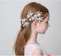 Pure Handmade Headdress Bride Rhinestone Crystal Wedding Hair Accessories Decoration Designable 3-15 Days Women.girls Fashion