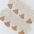Xinyide Tassel Thermal Insulation Pad Thread Woven Cotton Rope Table Mat Bowl Mat Nordic Style Minimalist coaster Bohemian