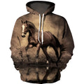 Fitspi Wholesale Men's Women's Pullover Hoodie 3d Printed With Pocket Hooded Outdoor Casual Long Sleeve Couple Sweatshirts