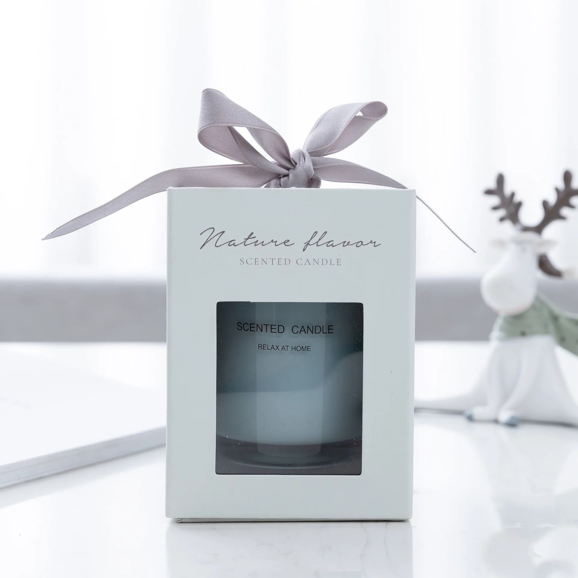 Wholesale Luxury Glass Candle Jar Soy Wax Candles Glass Jar with Gift Box Scent Candles for Home Decoration