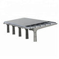 Q235 Yuens OEM High Quality Customized Waterproof Pv Carport Solar Panel Mountings Steel Pile Aluminum Rail Middle Clamp Rack Sy