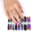 Wholesale Glitter Nail Patch Fashion Art Gel Nail Polish Strips Sticker Wrap Decals for Girls