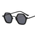 New Arrival Fashion Luxury Punk Sunglasses Personality Metal Small Frame Polygon Sunglasses for Men Women