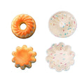 Food Grade  Non-stick Lovely  Heart/ Flower/Bear Shape Confetti Color Silicon Cake Moulds Mini Sprinkle Silicone Cupcake Molds