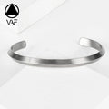 VAF Personalized Irregular Open Bangle Cuff Bracelet Triangular Stainless Steel Bracelet for Men Women
