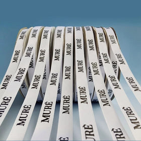 Luxury Customised Gift Wrapping Ribbons Roll Packing Personalised Logo Ribbon Polyester Custom Printed Ribbon With Logo