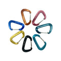 12KN Anodized Wire Gate 7075 Aluminum D-Shape Rock Climbing Outdoor Carabiner Locking Hook