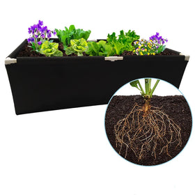 High Quality Durable Rectangular Raised Garden Bed Decorative Planting Felt Grow Bag