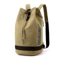 Canvas Outdoor Travel String Backpack Large Capacity Hiking Sport Backpack Bag