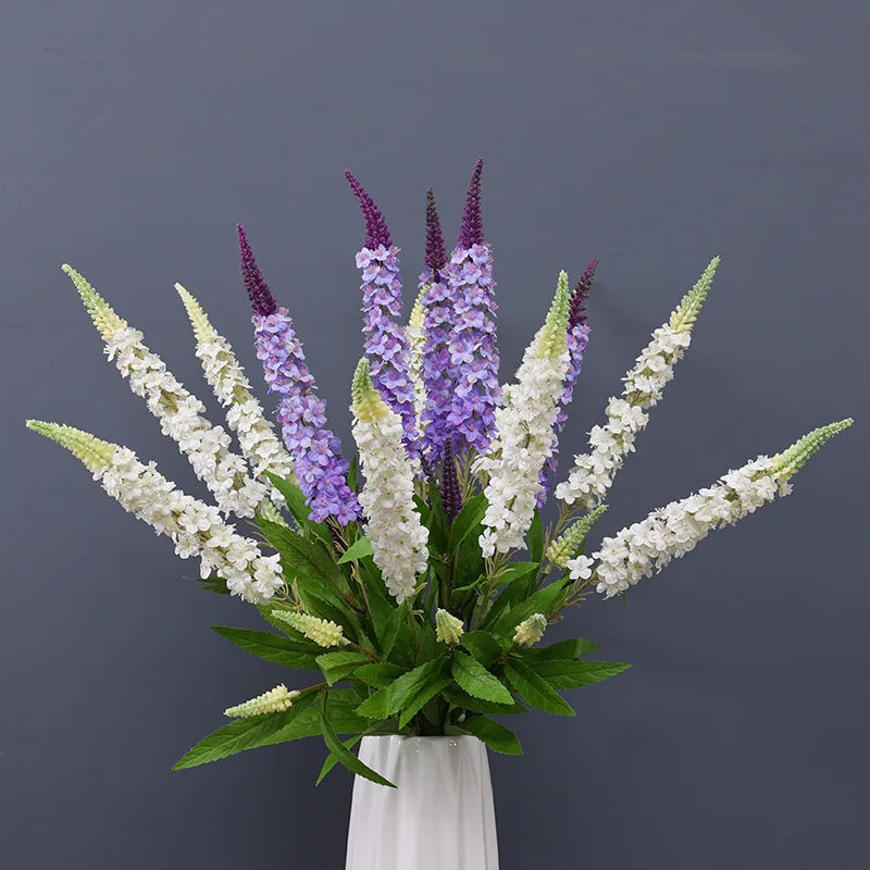 Factory Direct Sale Cheap 76 cm Length Artificial Plant Bonsai Plastic Lavender Artificial Flower
