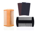 Eco Friendly Both Fine and Coarse Pocket Comb Wooden Beard Comb for Men