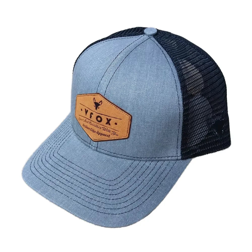 Wholesale High Quality Custom Richardson 112 3D Embroidery Leather Patch 6-Panel Mesh Trucker Hats Fashion Outdoor Casual Travel