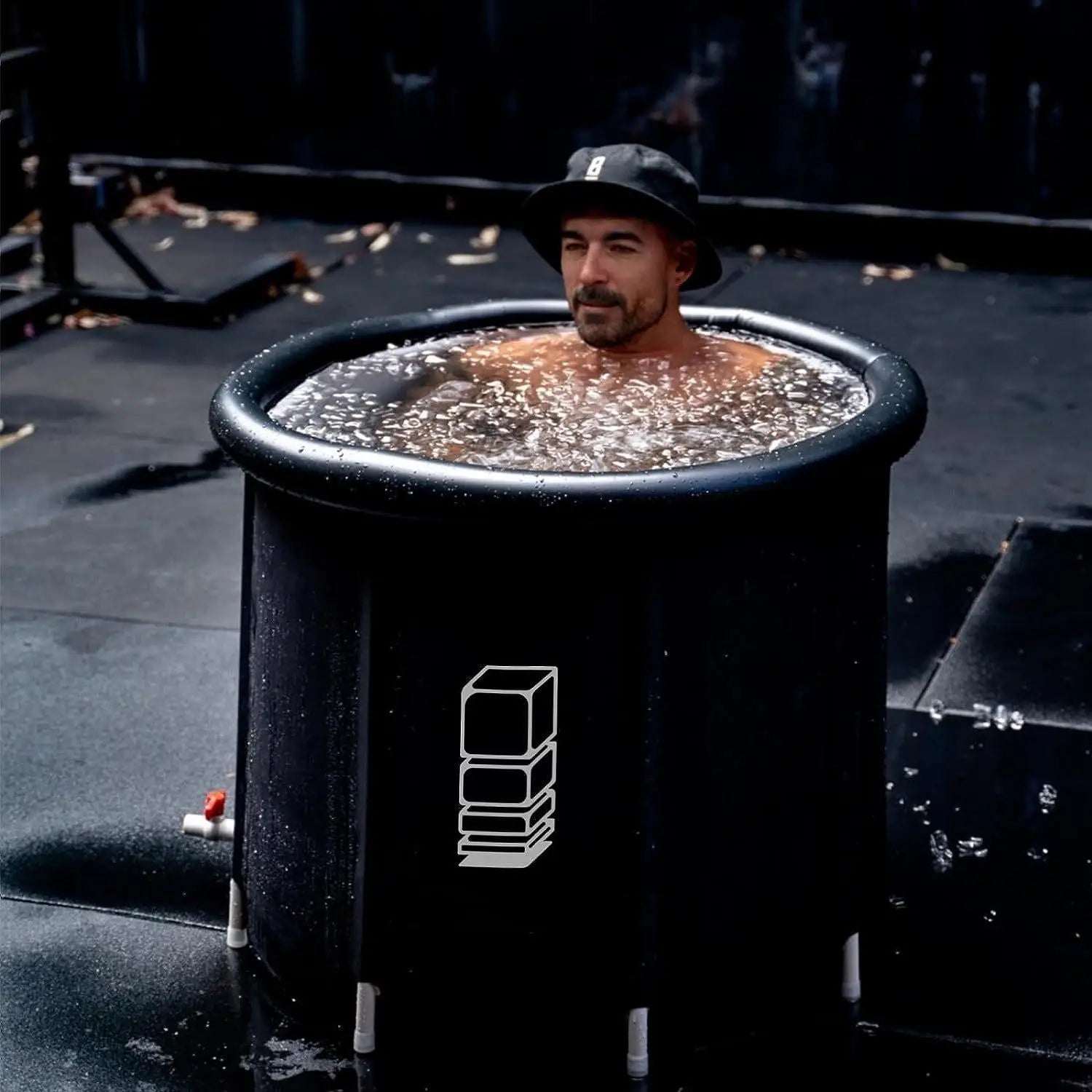 In Stock 310L 350L 370L 440L Cold Pod Ice Bath Tubs Inflatable Portable Pvc Round Cold Plunge Barrel Tub for Muscle Recovery