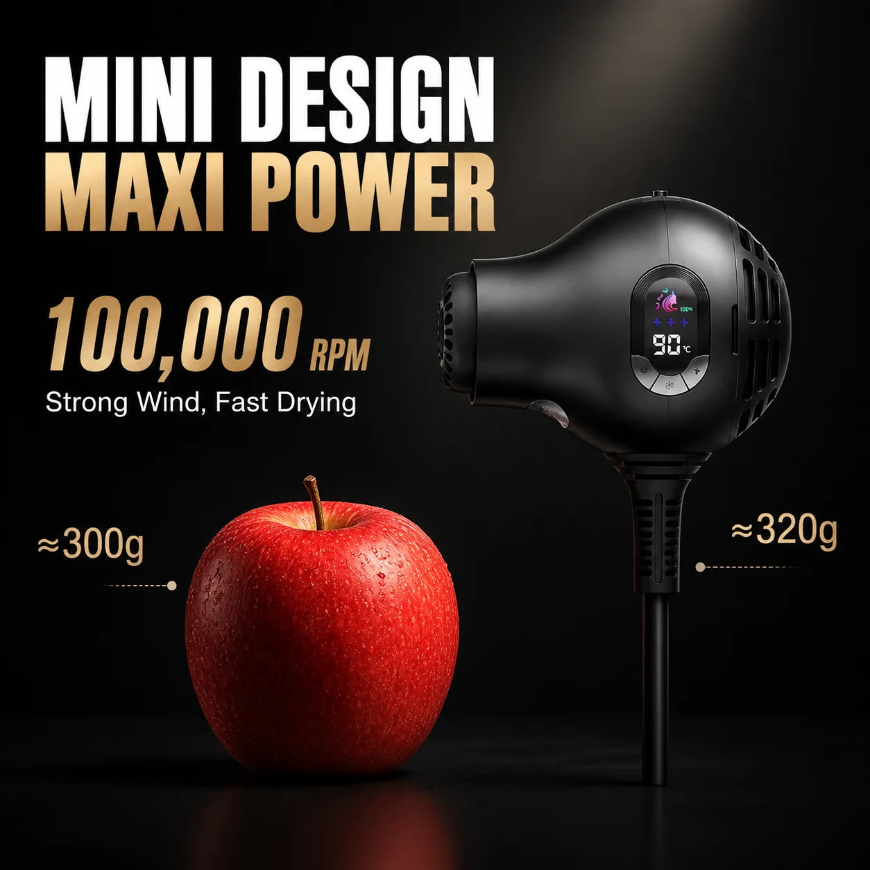 New Nice Brushless Motor 110000 Rpm Electric Hair Dryer 1600W