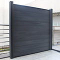 Outdoor Waterproof Moisture-Proof WPC Fence Panel Wood Plastic Co-extruded Villa Garden Gate Security Trellis Security