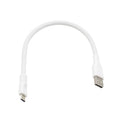 Small Night Light Metal Flexible Gooseneck Tube Usb Type-c Charging Data Cable Lamp Silicon Coated Gooseneck Type C Hose