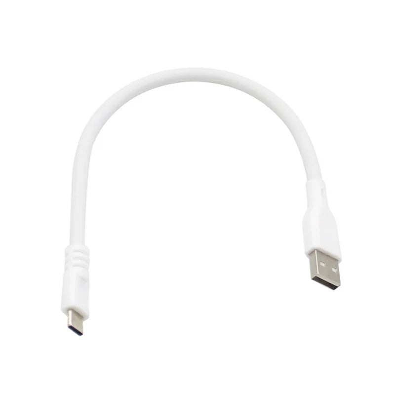Small Night Light Metal Flexible Gooseneck Tube Usb Type-c Charging Data Cable Lamp Silicon Coated Gooseneck Type C Hose