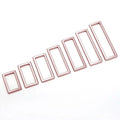 Factory Wholesale Metal Rectangular Ring Buckle Metal Ring slip Buckle for Garment/bags/belts/backpacks