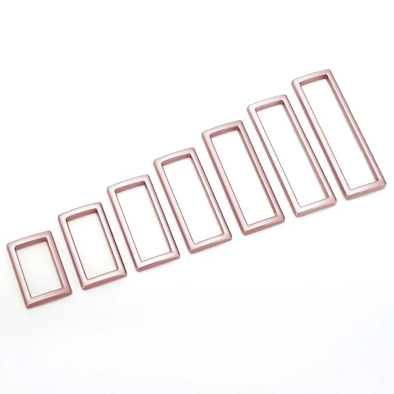 Factory Wholesale Metal Rectangular Ring Buckle Metal Ring slip Buckle for Garment/bags/belts/backpacks