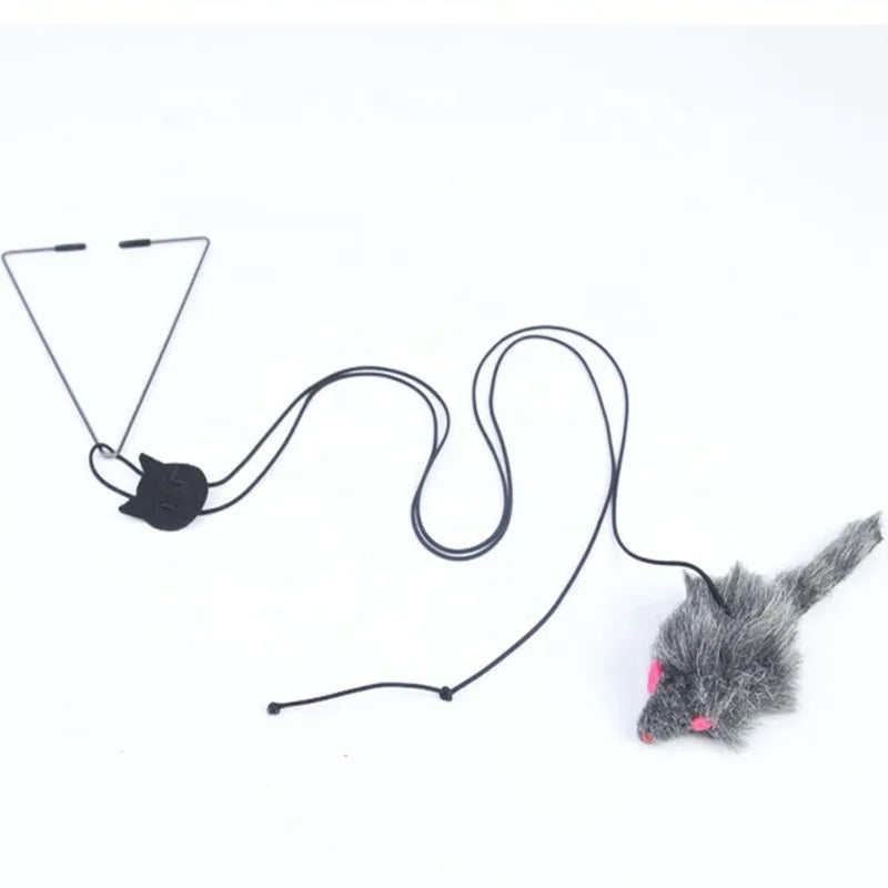 2022 Hot Selling Catstocked Mice Cute Small Animals Interactive Pet Toy Funny Hanging Cat Toy