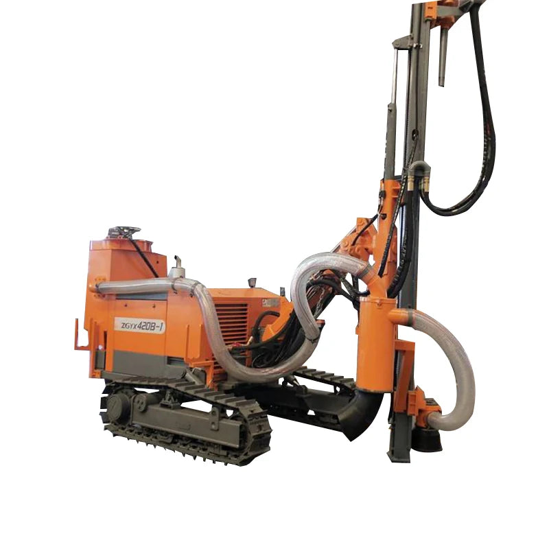 APCOM ZGYX 416 420B Crawler Blast Hole Drill Rigs Rotary Depth 25m with Pump and Motor for Mine Drilling Rig