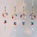 Crystal Suncatchers Tree of Life Wedding Decoration Healing Crystals Home Decoration Rainbow Maker Chakra Tree Hanging