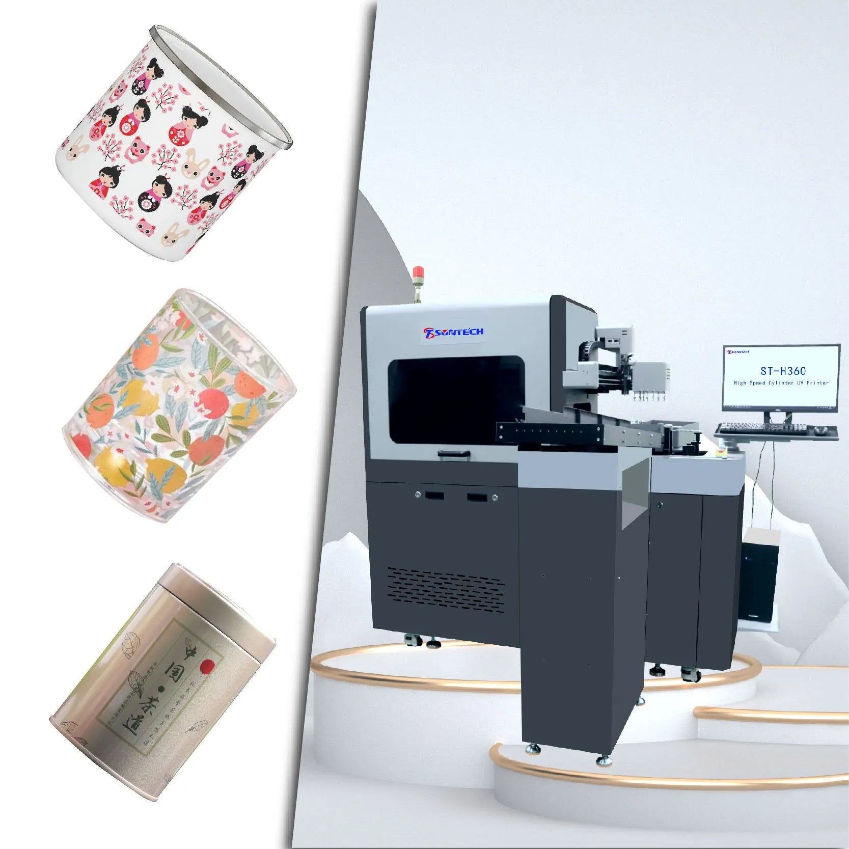 Reliable UV Printer for Personalized Bottle and Thermos Cup Printing