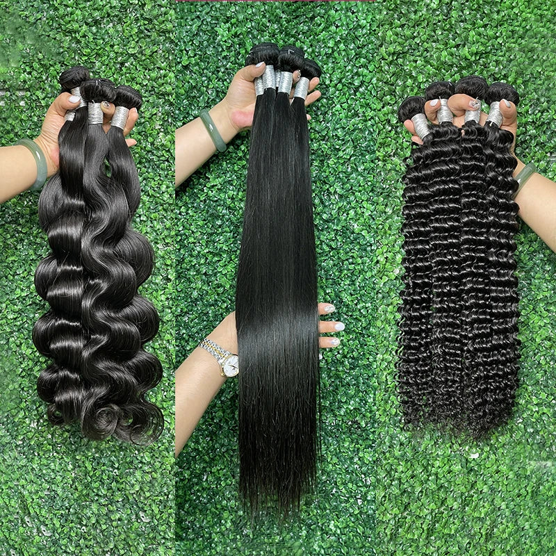 Mayqueen Wholesale Raw Hair Bundles Silky Straight 12A Cuticle Aligned Human Hair Bundles Raw Vietnamese Double Drawn Human Hair