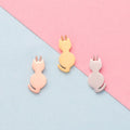 New Product Polished Stainless Steel Animal Series DIY Pet Cute Cat Customizable Engraved Pendant Accessories