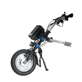 JBH T01 Hot Sale Tricycle Electric Handcycle Attachment Wheelchair Drive Head Trailer 36V 10AH Battery 250W Motor CE Certified