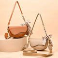 Latest Fashionable Women's Pu Leather Shoulder Bags Cute and Classy Luxury with Letter Decoration for Walking