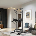 Indoor Pull up Bar Adjustable Height Standing Pull up Bar Dip Station for Home Gym