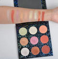 VV-H15 Private Label High Pigmented 9 Color Shimmer Bronzer Makeup Highlighter Palette