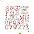 Wholesale Hot Sale Hot-ironed 26 Pearl English Alphabet Cloth StickersFor DIY Clothing Bag Cake Decoration Accessories