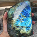 Wholesale Folk Crafts Healing Natural Crystals  Labradorite Freeform Reiki Stone Crafts  for Meditation