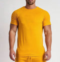 Men GYM T Shirt Custom LOGO Plus Size Mens Fitness Shirts Drop Shoulder GYM Wear Workout Customized Oversized Mens GYM T-Shirts