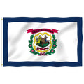 Custom State Flag Product Fast Shipping 3*5ft 100% Polyester Outdoor Garden Decoration West Virginia State Flag