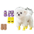Autumn Winter Warm Anti-Slip Dog Socks Cute Cartoon Pet Shoes Paw Protection Dog Accessories-for Cats