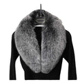 MWfur Winter Jacket Fur Customized Fur Collar Neck Lace Fashion Detachable Fox Fur Collar Scarf for Women