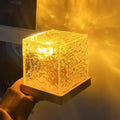 Water Ripple Decorations Light Dynamic Modern Design Crystal Wave Lamp Restaurant Table Lamp