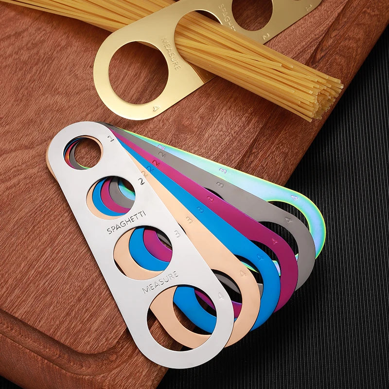 Kitchen Template Stainless Steel Adjustable Pasta Measuring Tool Spaghetti Measurer