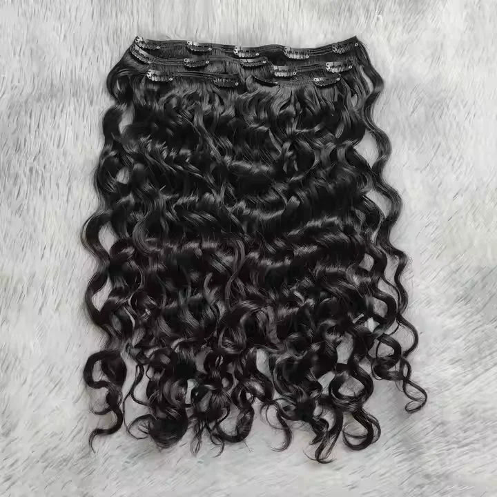 Remy Clip in Hair Extension Double Drawn Clip in Hair Extensions 100% Human Hair Cuticle Aligned