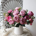 X-P001 Decorative Real Touch Artificial Silk Peony Flowers Artificial Wholesale for Wedding Home Decoration